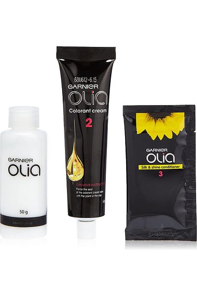 Garnier Olia 6.15 Frozen Light Brown Kit (641428) --- Garnier Olia 6.15 Frozen Light Brown