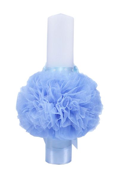 Recostore Lumanare bleu botez, cu Mickey Mouse40x7 cm, REC128