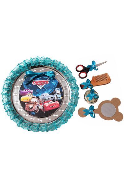 Recostore Tava mot cu cars , 30 cm, turcoaz, 6 piese,REC1969/76