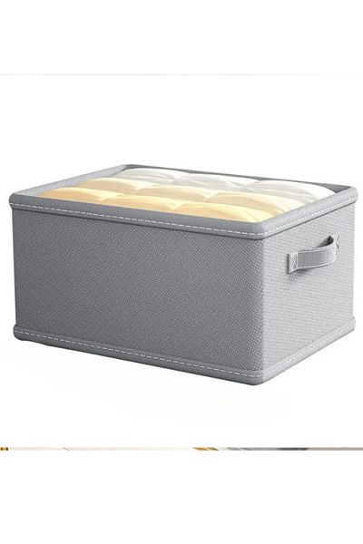 Venita Home 2 Pieces Closet Organizer, Shelf Organizer, Foldable Clothing Storage Box-35X25X18Cm