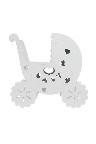 Recostore Cutie in forma de carucior strans darul la evenimente, 38x38 cm, REC2637