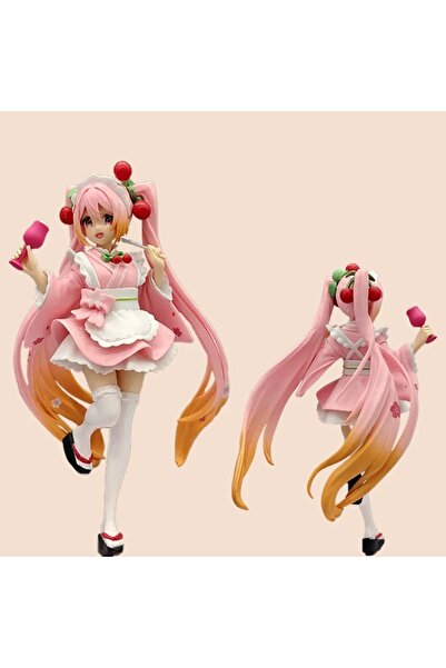 Zigver Yeni Anime Pembe Sakura (15cm) Aksiyon Figür Oyuncak Hobi