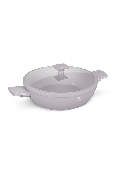 Berlinger Haus Saucepan with lid 30 cm, 4.5L Taupe Berlinger Haus BH 8099, non-stick coating, gray