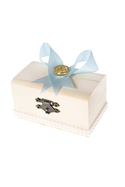 Recostore Cutiuta cufar prima suvita, handmade, bleu,10x5x5 cm,REC1808