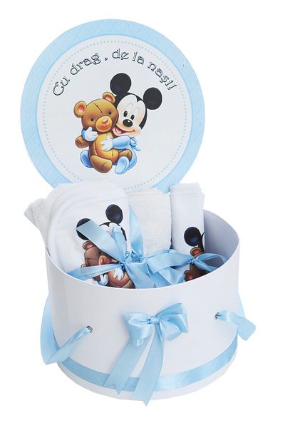 Recostore Trusou , Mickey Mouse, bleu, 8 piese, REC2517