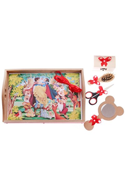 Recostore Tava mot, Alba ca Zapada, 6 piese, rosu, 35x20 cm,REC1967/43