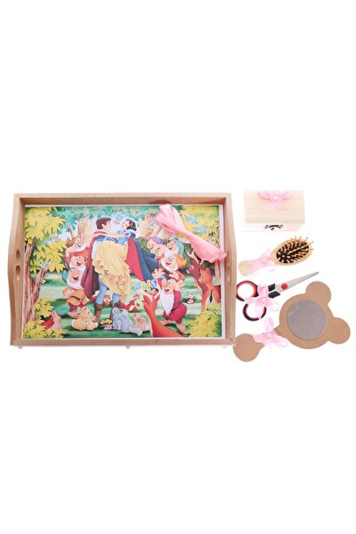 Recostore Tava mot, Alba ca Zapada, 6 piese, roz, 35x20 cm,REC1967/42