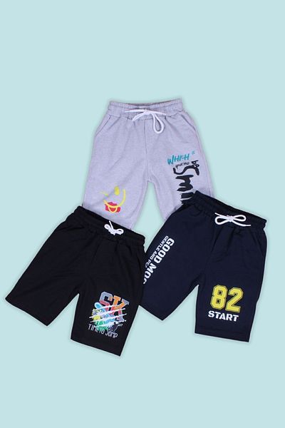 FYK KİDS BOY 3-PIECE CAPRY SHORTS