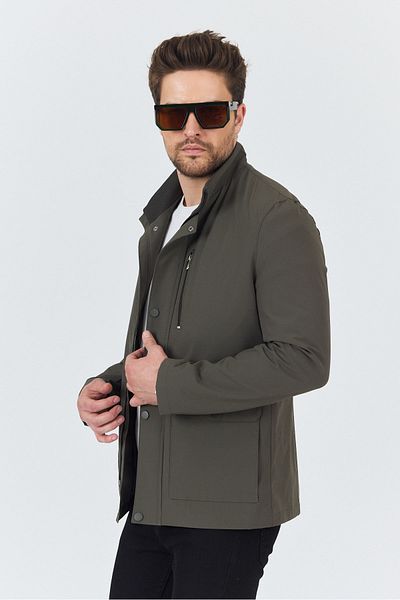EnricoBASELLİ Judge Collar Summer Coat