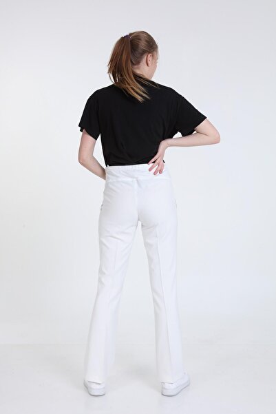 LİYACA Pregnant Spanish Fabric Pants with Adjustable Waist