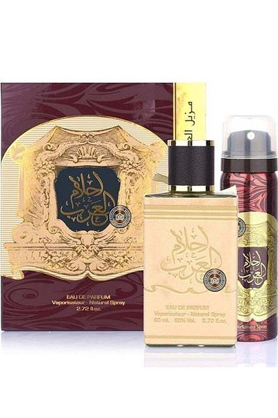 ARD AL ZAAFARAN Ahlam Al Arab Perfume 80ml with Deodorant 50ml