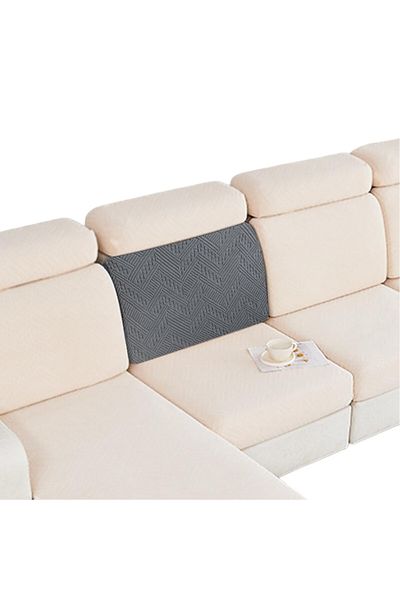 DELPI Seat cover/cushion for sofa/armchair/chair, 65x50x25 cm, Grey