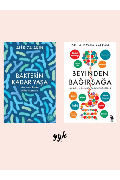 Kronik Kitap Bakterin Kadar Yaşa ve Beyinden Bağırsağa 2 Kitap SET