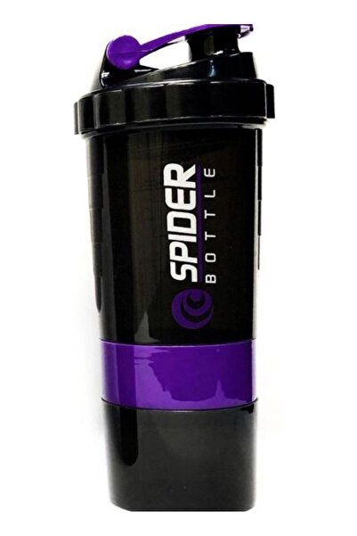 Generic Helmets زجاجة خلط البروتين من سبايدر بوتل، مصممة لعشاق اللياقة البدني...