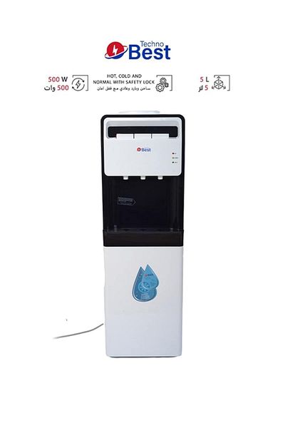 Techno Best Hot Cold And Normal Water Dispenser With Safety Lock Bwd-002 White