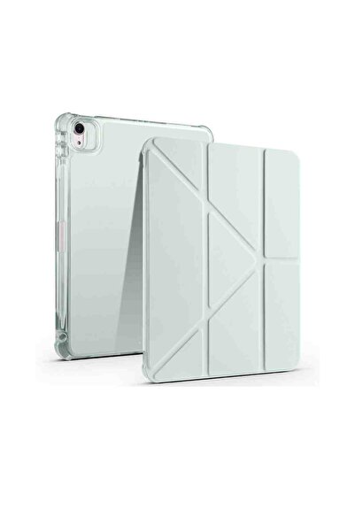 Fuchsia M2 Çip iPad Air 13 ile Uyumlu Kalem Bölmeli Trifolding Akıllı Tablet ...