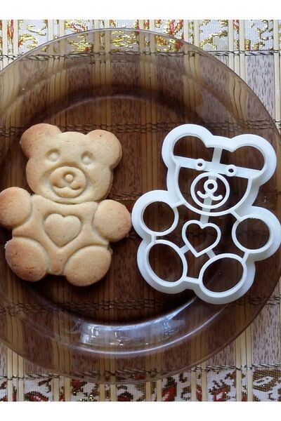 Cypnova Teddy Bear Cookie Mold – Set of 3 for Fun and Cute Cookies