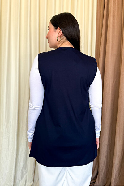 ModaPlaza Жіночий короткий жилет великого розміру 505