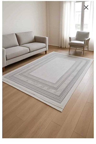 KARAR HALI 4M2 EBATINDA LACİVERT VE GRİ RENGİNDE KLASİK DESENLİ ŞIK AKRİLİK S...