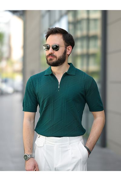 BASEL.CO Old Money Premium Zippered Knitwear Tshirt