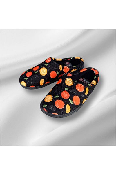 GEZER Women's Colorful Non-Slip Sole Plush Home Slippers