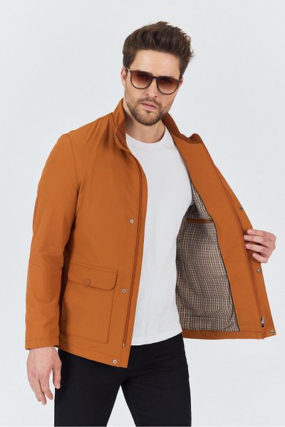 EnricoBASELLİ Judge Collar Summer Coat