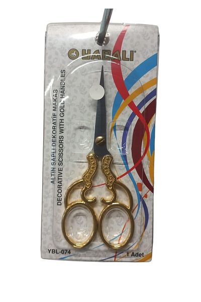 Emperium Embroidery Scissors Gold Handle Decorative Scissors Ybl-074 Model 2