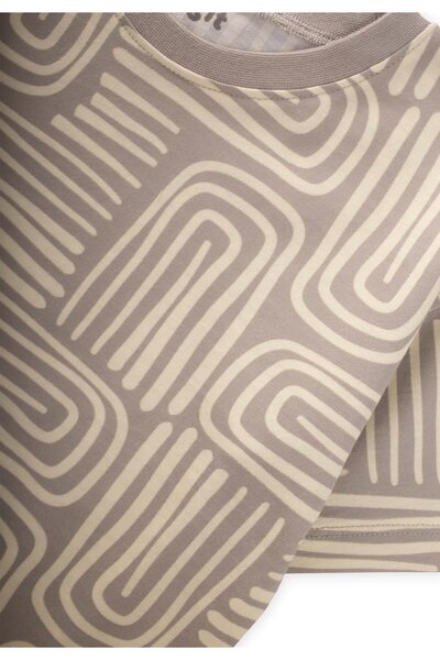 Cigit Μπλουζάκι με σχέδιο Boho 2-10 ετών Μπεζ