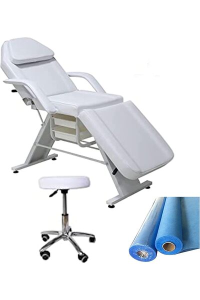 LA PERLA TECH Multifunction-White-Facial- Beauty-Clinic-SPA-Table/Stool -Wate...
