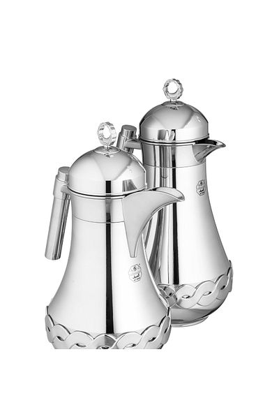 ALSAIF Al Saif Joyla Flask Set with Elegant Silver Color
