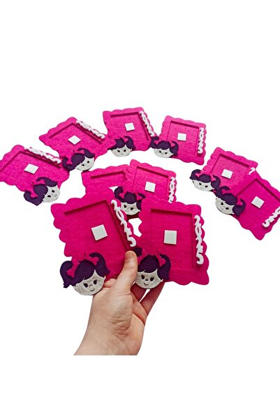 Aydede Oyunevi 10’lu Kız Figürlü Keçe Magnet Seti ⎮ Okul Öncesi Karne Hediyesi ⎮ Öğretmenden Öğrenciye