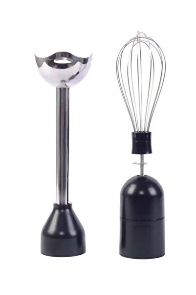 Techno Best خلاط يدوي من الفولاذ المقاوم للصدأ مع خفاقة، Bhb-001