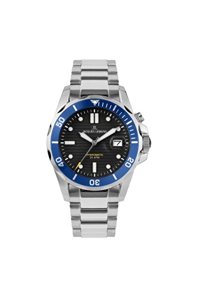 Jacques Lemans ساعة اليد الرجالية Hybromatic 1-2170j