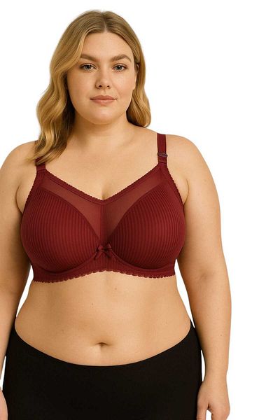 wear treasure C Cup Wireless Sponge Side Support Wire Support Bra