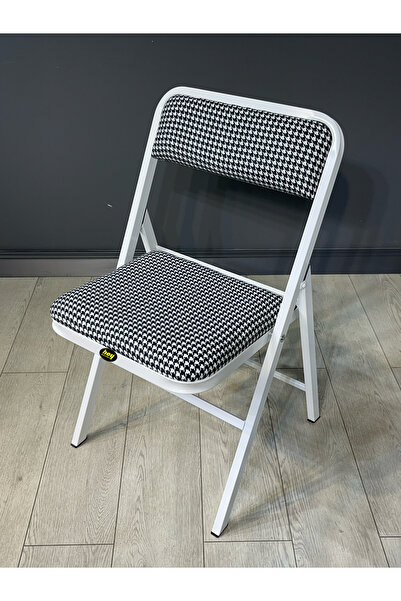hey modüler mobilya Hey Katlanır Mutfak Yemek Sandalyesi Balkon Bahçe Otel Kafe Katlanır Sandalyesi Beyaz Kazayağı