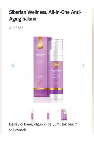 Siberian Wellness All -In-One Anti-Aging Bakımı