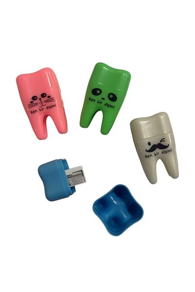 First Class Tooth Shaped Shaved Pen 4 Pieces