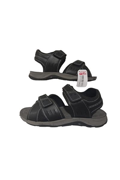 GEZER 00094 Μαύρα ανδρικά σανδάλια Velcro