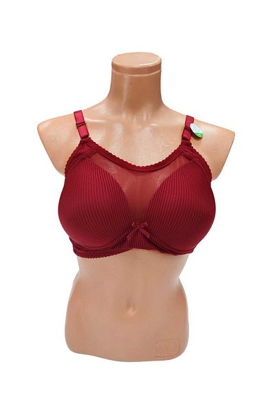 wear treasure C Cup Wireless Sponge Side Support Wire Support Bra