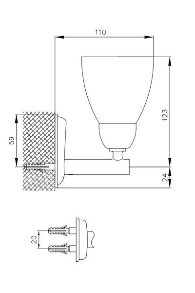 Eca Mix 2000 Side Sconce Lamp102124125