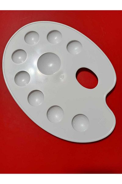 HATAS White Mica Oval Palette Nine Body 30cm Large Size