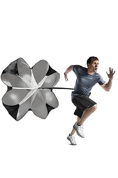Fitness World Adjustable Retractable Training Parachute for Speed ​​Running with Bag