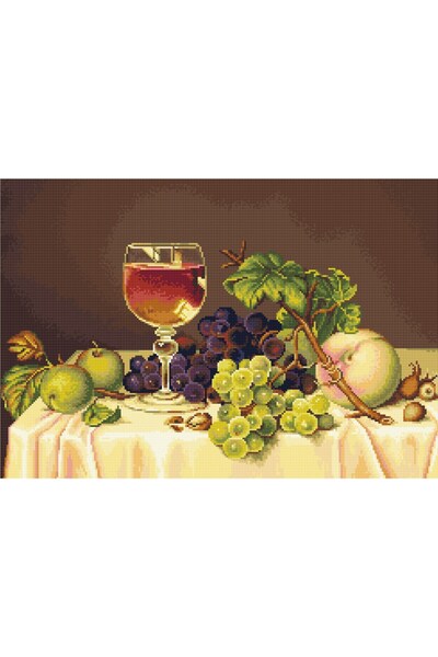 EleganTShoP Kit de broderie cu acul Luca-S (fir, ac, pânză) 35*23 cm B482