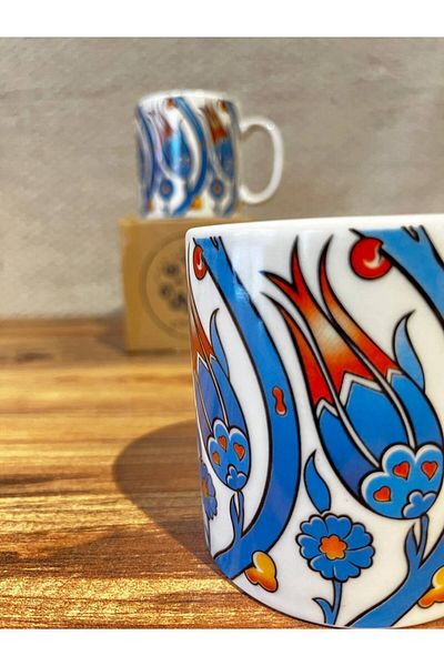ColorCraft Mug Mug Filter Coffee Porcelain Chinese Pattern