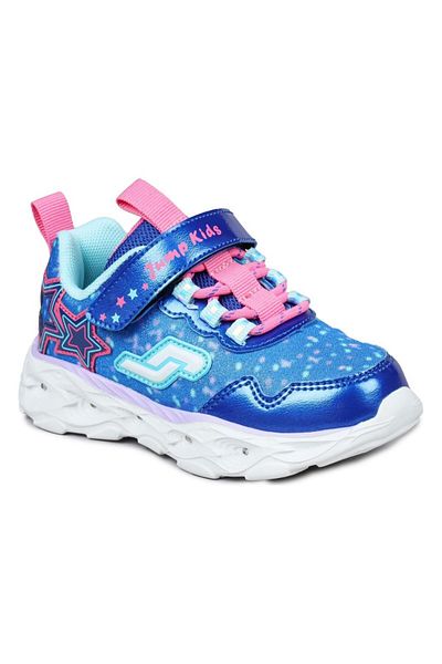 Jump 31007 Girl's Preschool Blue Lightweight Light Sneaker