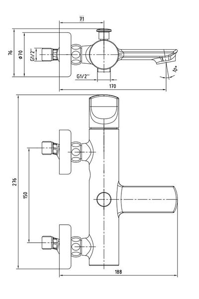 Eca Myra Bathroom Faucet 102102470H