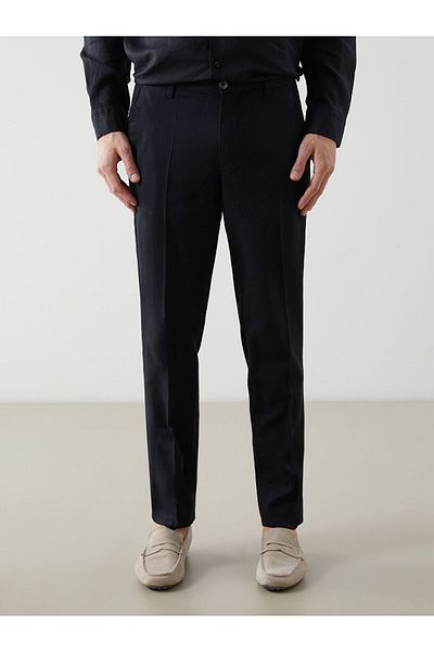 LC Waikiki Pantaloni pentru bărbați în amestec de in, cu potrivire standard