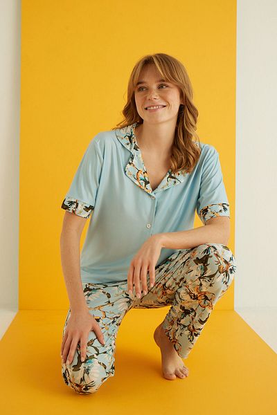 ELİTOL Marla Buttoned Pajama Set