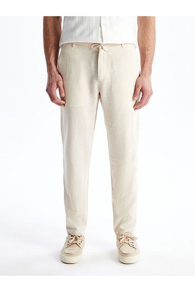 LC Waikiki Ανδρικό παντελόνι Slim Fit Line Blended
