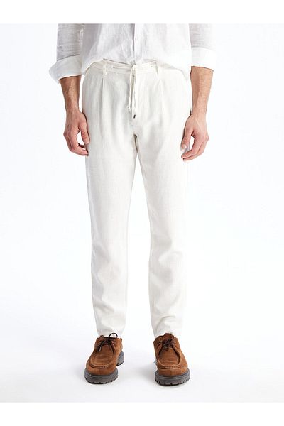 LC Waikiki Ανδρικό παντελόνι Slim Fit Line Blended